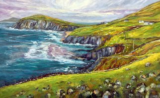 John Maurer; Slea Head Dingle Peninsula, 2018, Original Painting Oil, 50 x 32 inches. Artwork description: 241 An instantly recognizable scene if you have ever been to the Dingle Peninsula in Ireland.  A breathtakingly beautiful that I have attempted to capture in oil on canvas. ...