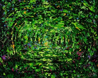 John E Metcalfe; Forest Light, 2014, Original Painting Acrylic, 20 x 16 inches. Artwork description: 241 Florida, Artist, Original, Acrylic, contemporary fauvism, impressionism, expressionism, pointillism, color, light, texture,...