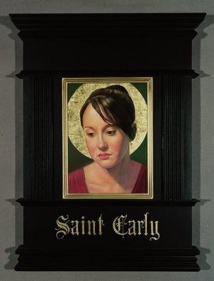 John Hunn; SAINT CARLY, 2012, Original Pastel, 12 x 15 inches. 