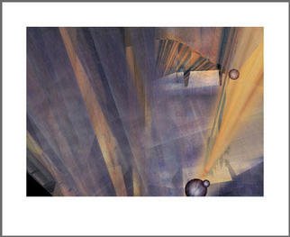 John Peter Glover; Aurora With Spheres, 2001, Original Other, 46 x 30 inches. Artwork description: 241 This is one of my more 