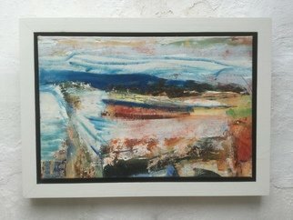 John Tierney; Blue Hills, 2020, Original Painting Oil, 60 x 40 cm. Artwork description: 241 Always on the horizon...