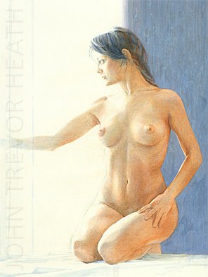 John Heath; Lucia, 2008, Original Painting Acrylic, 31.5 x 42 cm. 