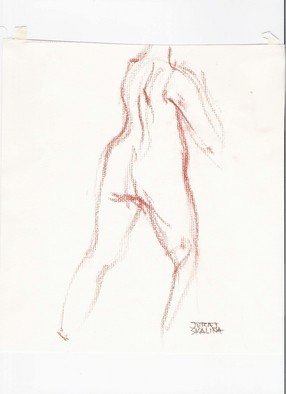 Juraj Skalina; Sketch 1, 2005, Original Drawing Charcoal, 7 x 9 inches. 