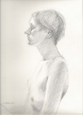 Juraj Skalina; Sketch 3, 2005, Original Drawing Charcoal, 9 x 12 inches. 