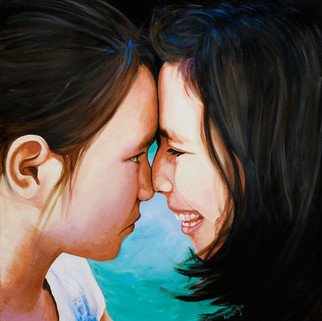 Karen Yee; Janus, 2008, Original Painting Acrylic, 24 x 24 inches. Artwork description: 241  Original acrylic painting on gallery wrapped canvas ...