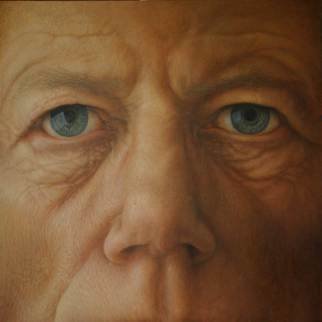 Michael Kehrlein; Self Portrait, 2012, Original Painting Oil, 100 x 100 cm. 