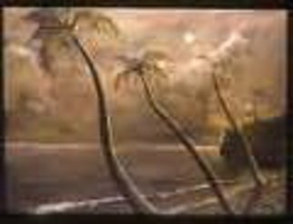 Kevin Wakefield; Before The Storm , 2002, Original Painting Oil, 60 x 48 inches. Artwork description: 241  Sepia toned beach scene ...