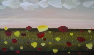 Kyle Foster; Distant Meadows, 2008, Original Painting Oil, 40 x 24 inches. 