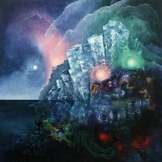 Vasco Kirov, , , Original Painting Acrylic, size_width{the_aurora_lights-1493756658.jpg} X  