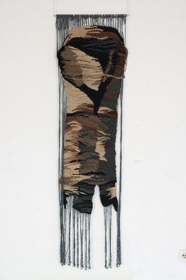 Kristina Krusteva; TEXTILE, 2007, Original Textile, 54 x 145 cm. Artwork description: 241  LEAVES mixed technique/ wool/     ...