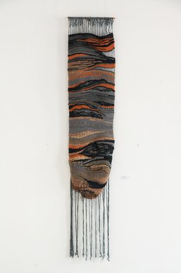 Kristina Krusteva; TEXTILE, 2007, Original Textile, 40 x 130 cm. Artwork description: 241   LEAVES mixed technique/ wool/    WAVES  ...