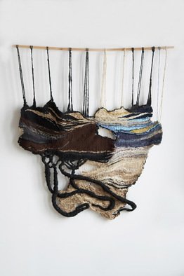 Kristina Krusteva; TEXTILE, 2008, Original Textile, 120 x 116 cm. Artwork description: 241    THE TREEMIXED TECHNIQUE/ wool/    WAVES     ...