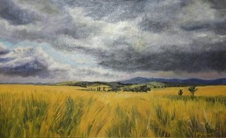 Anna Figurova; Storm Is Coming , 2010, Original Painting Oil, 70 x 45 cm. 