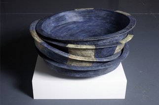 Linda Casbon; Offering, 2010, Original Ceramics Handbuilt,   inches. Artwork description: 241  vesselpaintedsculptural  ...