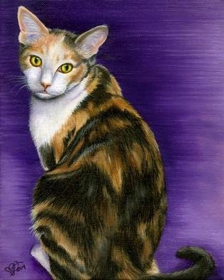 Leanne Wildermuth; Custom Cat Portrait Sample, 2004, Original Painting Oil, 10 x 8 inches. Artwork description: 241 Custom Cat Portrait Sample...