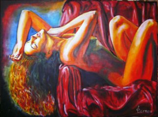 Larsen Lena; Resting 2, 2008, Original Painting Acrylic, 120 x 90 cm. Artwork description: 241  Original Acrylic painting on canvas stretched on wood.  This is new painting, not a print, but 100% hand painted.  ...