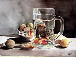 Leyla Munteanu; The Morning Tea, 2006, Original Watercolor, 14 x 11 inches. 