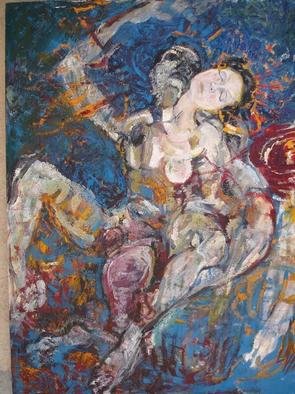 Lidya Tchakerian; Eve, 2004, Original Painting Oil, 40 x 48 inches. Artwork description: 241 New Expressionist, Neo Expressionist...