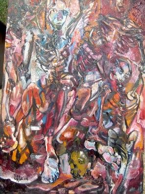 Lidya Tchakerian; Untitled, 2004, Original Painting Oil, 40 x 60 inches. Artwork description: 241 Abstract Expressionist, New Expressionist oil painting...