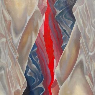 Lorie Ofir ; Vertical Horizon, 2011, Original Painting Oil, 32 x 32 inches. Artwork description: 241  