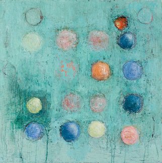 Louise Weinberg; Sphere Series Untitled 28, 2009, Original Painting Oil, 24 x 24 inches. 