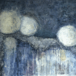 Louise Weinberg; Sphere Series Untitled 4, 2008, Original Painting Oil, 40 x 30 inches. 