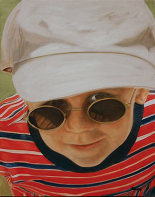 Laurie Pagels, Age of Innocence, 2007, Original Painting Oil, size_width{Poster_Boy-1177402213.jpg} X 20 inches