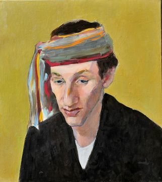 Lubov Meshulam Lemkovitch; Male Portrait, 2009, Original Painting Oil, 40 x 50 cm. Artwork description: 241 Portrait of man...