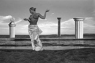 Manolis Tsantakis; Aphrodite, 1994, Original Photography Black and White, 40 x 26 cm. 