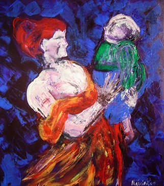 Marcia Pinho; Mother, 2008, Original Painting Acrylic, 90 x 100 cm. Artwork description: 241   Tao Sigulda Collection Expressionism, figurative, painting, acrylic and ink, canvas                                                   ...