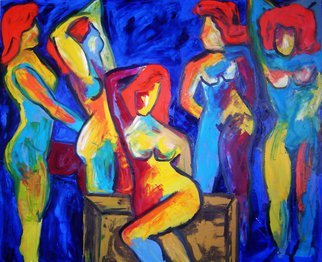 Marcia Pinho; TPM, 2005, Original Painting Oil, 100 x 120 cm. Artwork description: 241    Expressionism, figurative, painting, acrylic and ink, canvas                                          ...