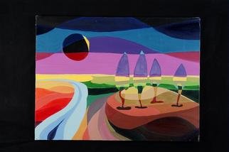 Maren Tober; Italian Landscape Tuscany III, 2003, Original Painting Oil, 24 x 18 inches. Artwork description: 241  landscape, sky, seascape, sunscape, maren tober, paintings, original artwork, cubist,       ...