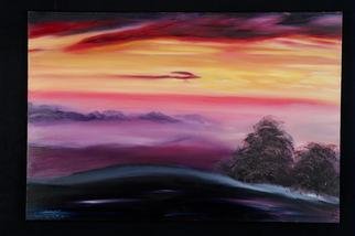 Maren Tober; Valley Of Dreams, 2003, Original Painting Oil, 36 x 24 inches. Artwork description: 241     landscape, sky, seascape, sunscape, maren tober, paintings, original artwork    ...