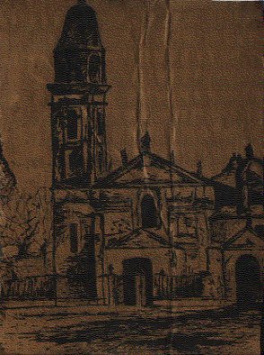 Mariela Rios; Pilar, 2006, Original Drawing Pen, 15 x 13 cm. Artwork description: 241                    drawing pen a church ...