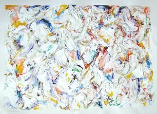Marilyn Deitchman; Repercussions, 2014, Original Painting Acrylic, 36 x 24 inches. Artwork description: 241       expressionist, abstract, multilayered,          ...