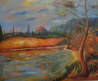 Marilze Abreu; Lago, 2014, Original Painting Oil, 50.1 x 60 cm. Artwork description: 241  Lago e uma pintura em OST. ...