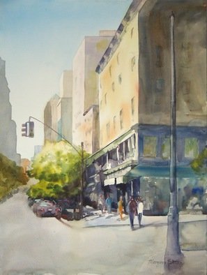 Maryann Burton; East 19th, 2015, Original Watercolor, 24 x 18 inches. Artwork description: 241 This painting received theJack Richeson Award II in the North East Watercolor Society 38th Annual International Open ExhibitionAttained Full Signature Membership NEWSFramed size 33. 5x27. 25...