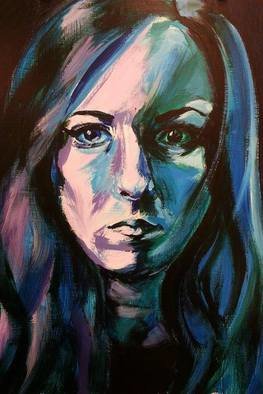 Marisa Dion; Self Portrait, 2016, Original Painting Other,   inches. 