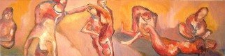 Corinne Medina-Saludo; Everywhere Everyday, 2003, Original Painting Oil, 60 x 20 cm. Artwork description: 241        painting, oil painting, contemporary artwork, artwork,       ...