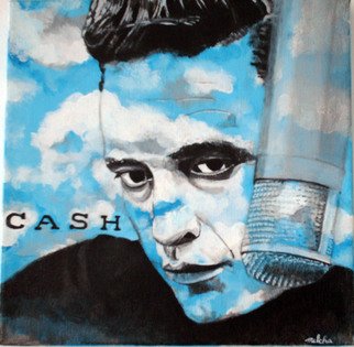Melcha C; Cash, 2008, Original Painting Acrylic, 12 x 12 inches. Artwork description: 241     About Johnny Cash/ SOLD Acrylic on canvas.      About Marilyn MonroeSOLD    ...