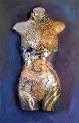 Selin Melek Aktan; Being Human, 2009, Original Sculpture Mixed, 90 x 110 cm. Artwork description: 241             Selin Melek Aktan, woman, fashion, cloths, figurative, bronze, human, people, mixed media     ...