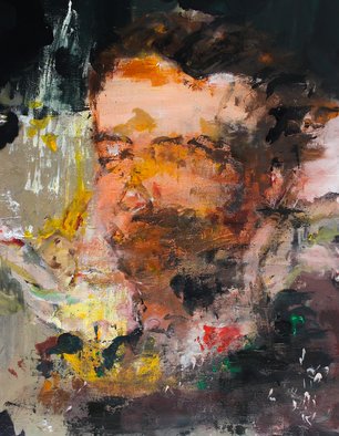 Tom Melsen; Self Portrait, 2014, Original Painting Acrylic, 70 x 90 cm. Artwork description: 241     Acrylic on canvas    Self portrait on canvas              ...