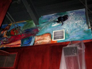 Eduardo Diaz; Mural, 2008, Original Pastel, 8 x 8 feet. Artwork description: 241   Mural, Acrylic Paint  ...