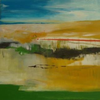 Michael Puya; Weites Land, 2012, Original Painting Acrylic, 20 x 20 inches. 