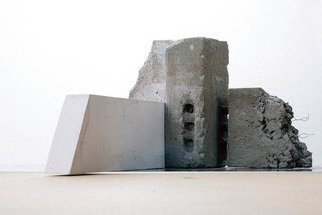 Mikael Hansen; Model, 2005, Original Sculpture Other, 45 x 25 cm. Artwork description: 241 Model in cement, plaster and iron for public sculpture in large scale. ...
