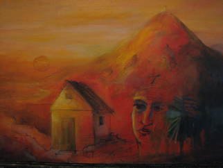 Sinisa Mihajlovic; From  The Red Mountain  , 2013, Original Painting Oil, 45 x 30 cm. Artwork description: 241  oil on canvas2012...
