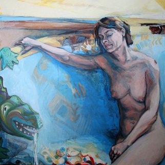 Mima Stajkovic; Sometimes, 2010, Original Painting Acrylic, 100 x 100 cm. Artwork description: 241  Once I visited Barcelona. . ...