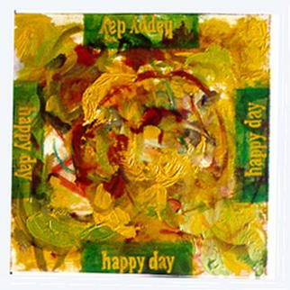 Mirjana Vilic; Happy Day2, 2002, Original Artistic Book, 30 x 30 cm. 