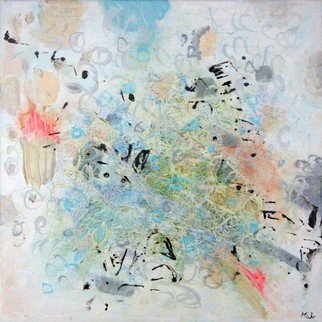 Maria Klimek; 343, 2017, Original Mixed Media, 30 x 30 cm. Artwork description: 241 mixed media on canvas, painting mixed media, abstract, conceptual, intellectual, contemporary, current, modern, present, me...