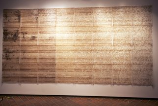 Maria Madacky; Recollections, 2008, Original Mixed Media, 8 x 16 feet. Artwork description: 241  acrylic gel, rust and graphite; attached to plexiglas  ...